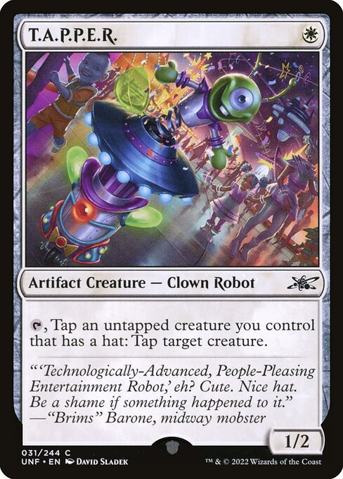T.A.P.P.E.R. card from UNF #31
