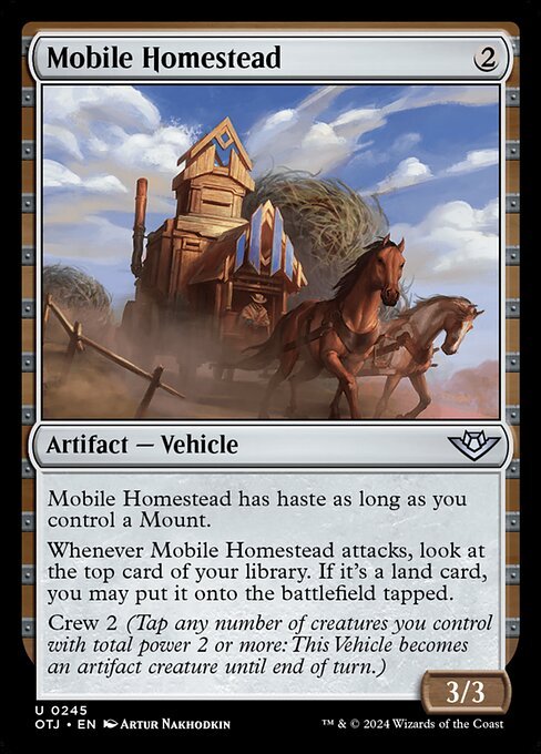 Mobile Homestead card from OTJ #245