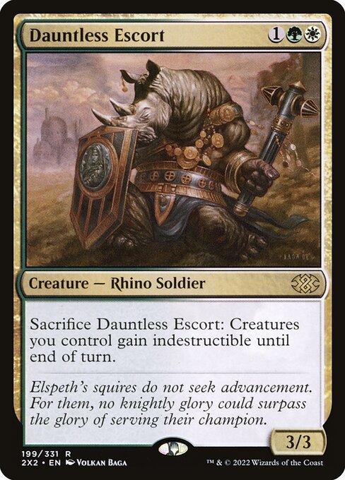 Dauntless Escort card from 2X2 #199