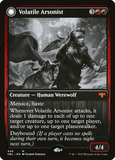 Volatile Arsonist card from DBL #448