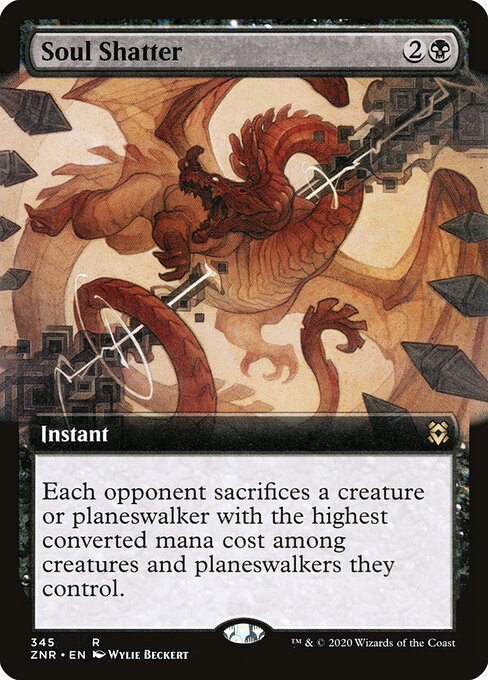 Soul Shatter card from ZNR #345