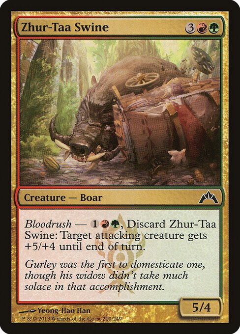 Zhur-Taa Swine card from GTC #210