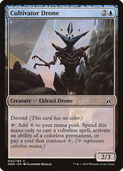 Cultivator Drone card from OGW #42