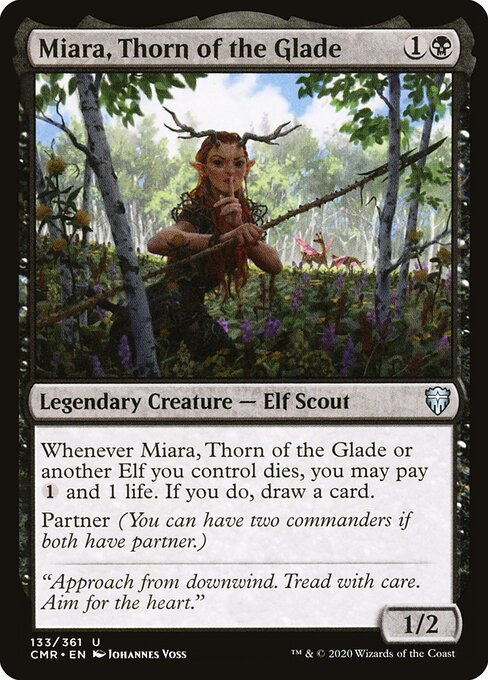 Miara, Thorn of the Glade card from CMR #133