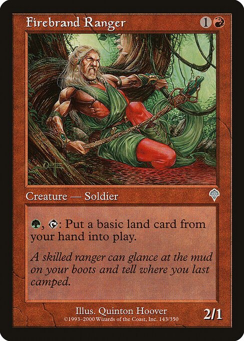 Firebrand Ranger card from INV #143