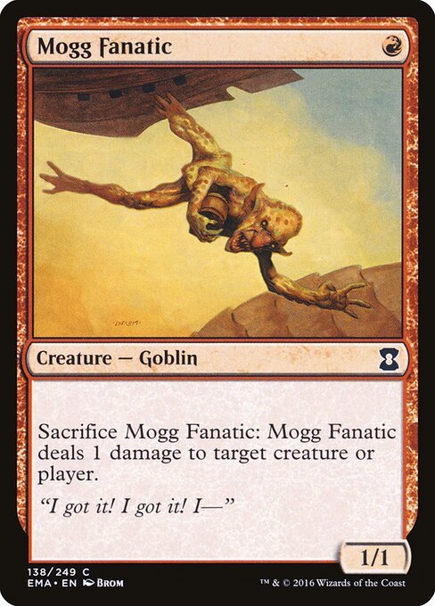 Mogg Fanatic card from EMA #138