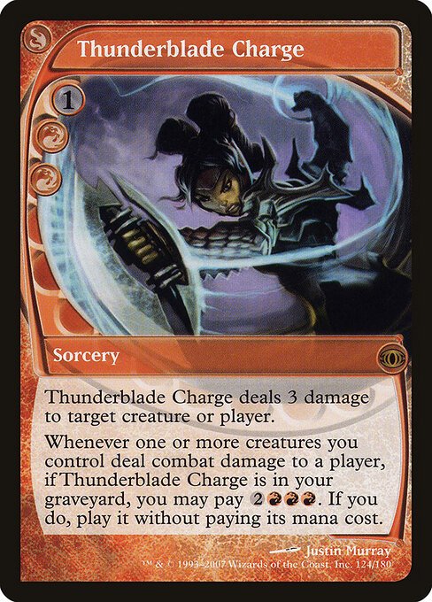 Thunderblade Charge card from FUT #124