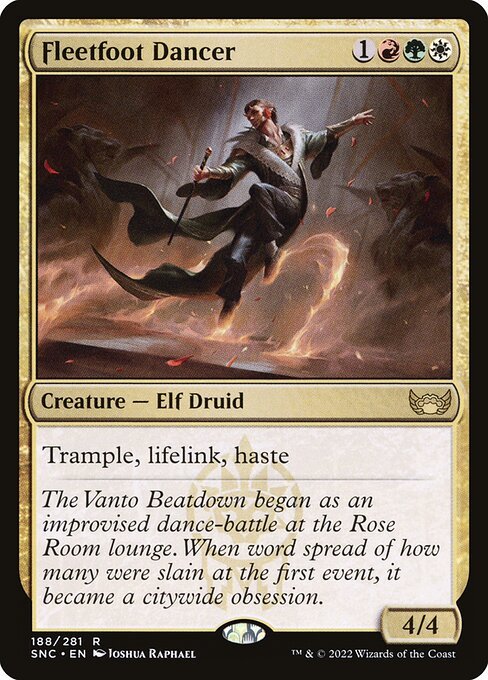 Fleetfoot Dancer card from SNC #188