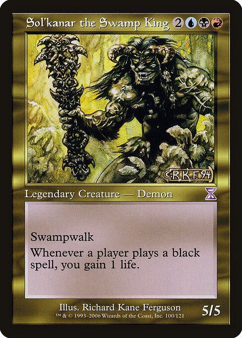 Sol'kanar the Swamp King card from TSB #100