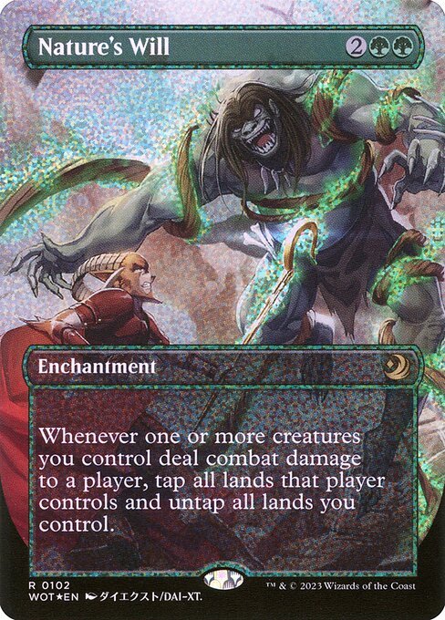 Nature's Will card from WOT #102