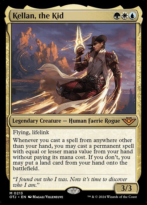 Kellan, the Kid card from OTJ #213