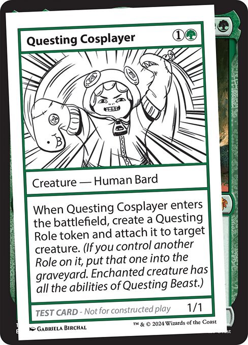 Questing Cosplayer card from MB2PC #583