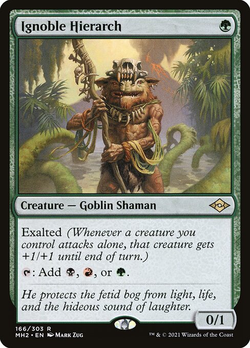 Ignoble Hierarch card from MH2 #166