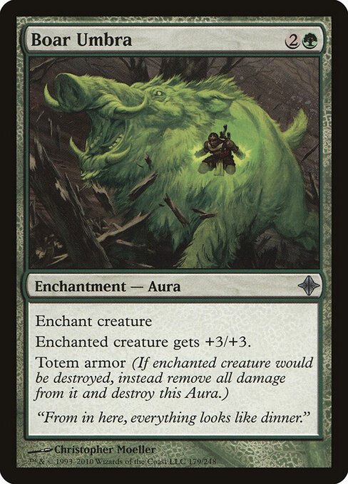 Boar Umbra card from ROE #179