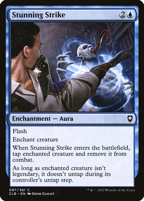 Stunning Strike card from CLB #97