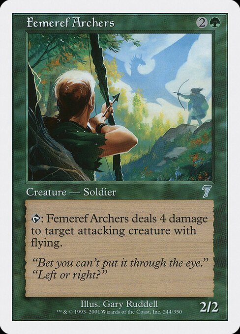 Femeref Archers card from 7ED #244