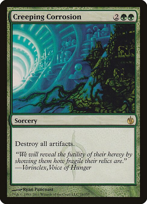 Creeping Corrosion card from MBS #78