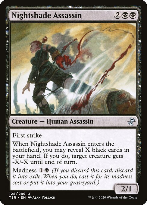 Nightshade Assassin card from TSR #128