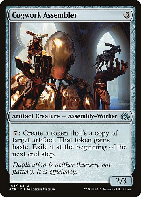 Cogwork Assembler card from AER #145