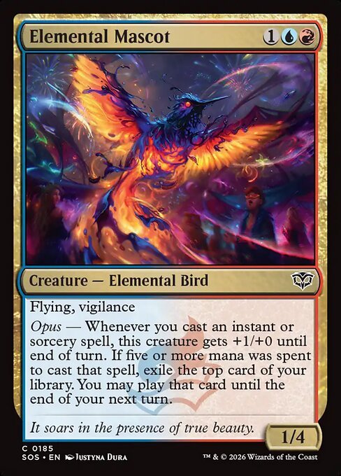 Elemental Mascot card from SOS #185