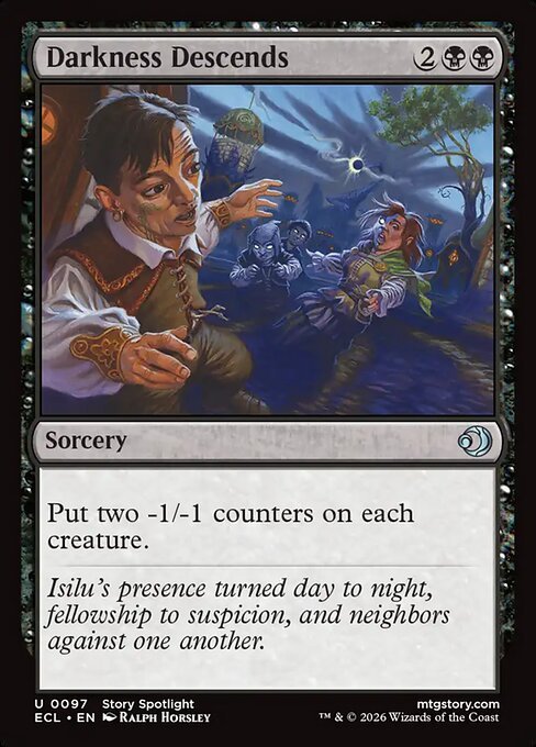 Darkness Descends card from ECL #97