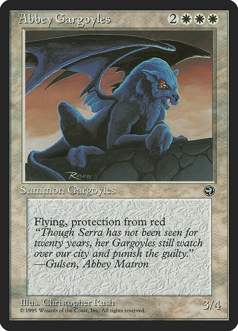 Abbey Gargoyles card from HML #product-4435