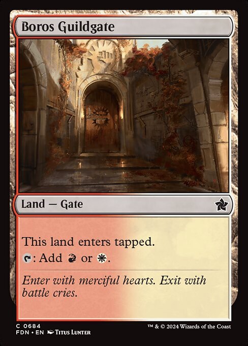 Boros Guildgate card from FDN #684