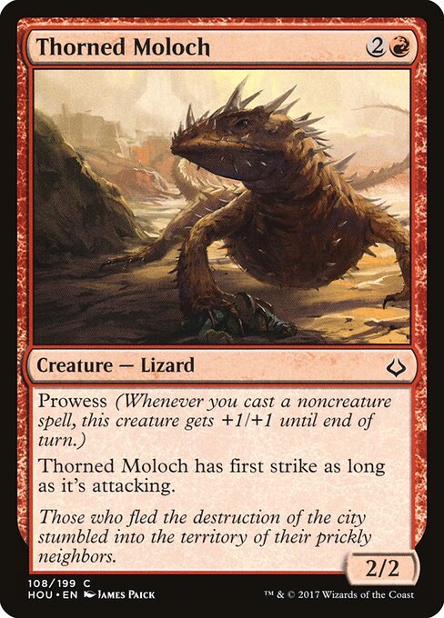 Thorned Moloch card from HOU #108