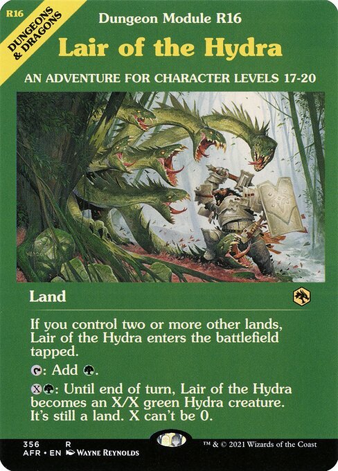 Lair of the Hydra card from AFR #356