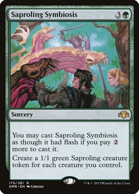 Saproling Symbiosis card from DMR #175