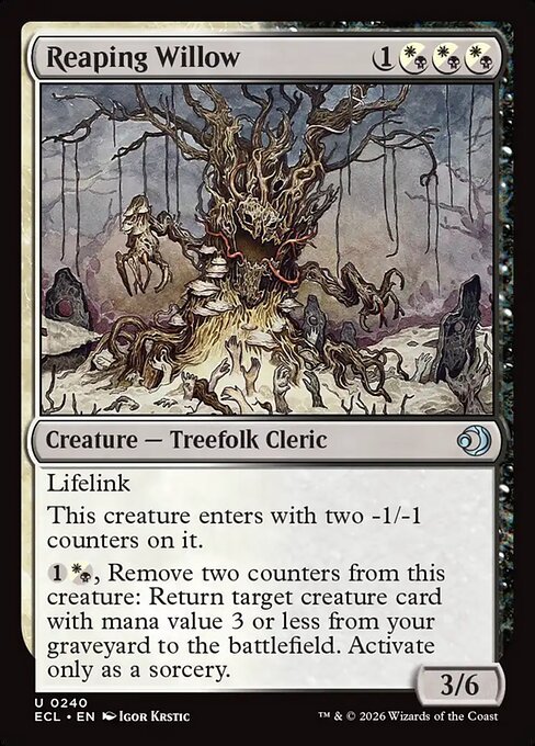 Reaping Willow card from ECL #240