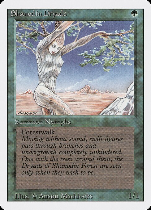 Shanodin Dryads card from 3ED #product-1563