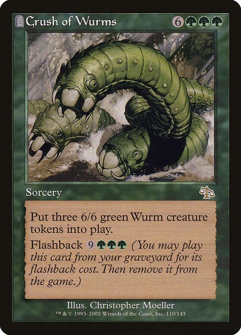 Crush of Wurms card from JUD #110