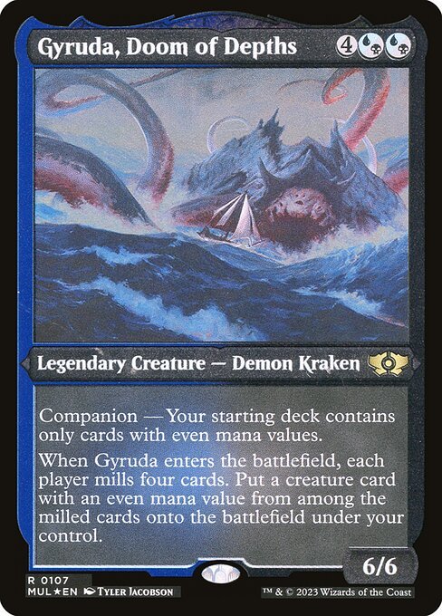 Gyruda, Doom of Depths card from MUL #107
