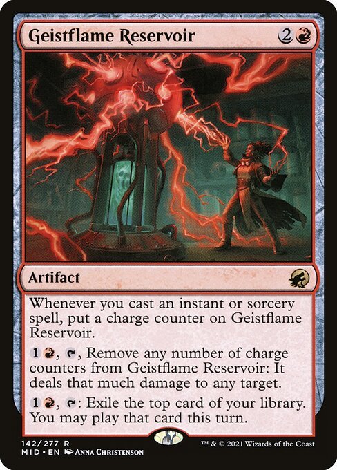 Geistflame Reservoir card from MID #142