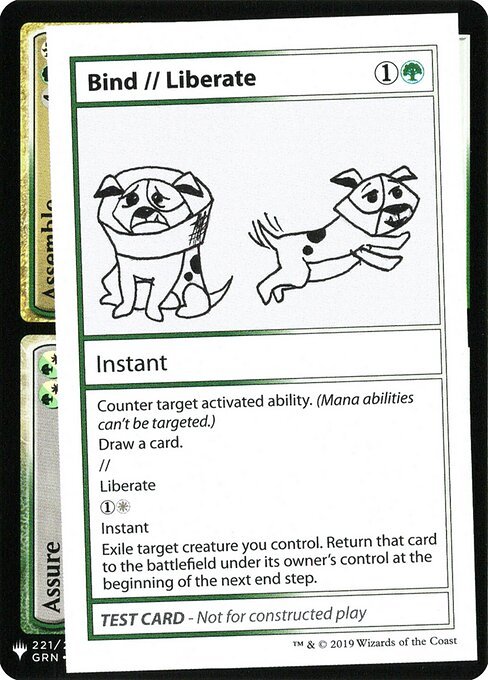 Bind // Liberate card from CMB1 #88