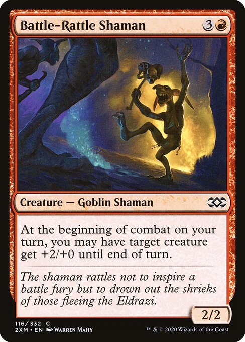 Battle-Rattle Shaman card from 2XM #116