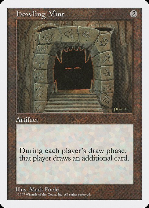 Howling Mine card from 5ED #product-2199