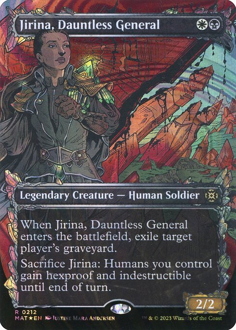 Jirina, Dauntless General card from MAT #212