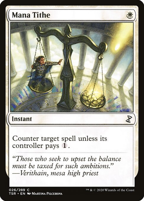 Mana Tithe card from TSR #26