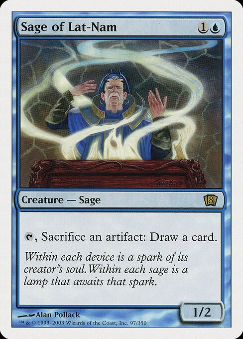 Sage of Lat-Nam card from 8ED #97