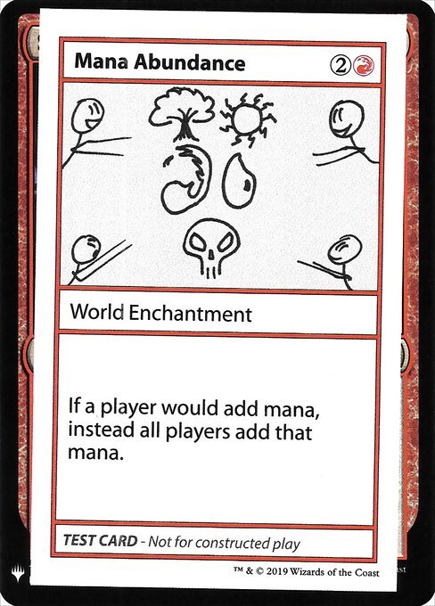 Mana Abundance card from CMB1 #58