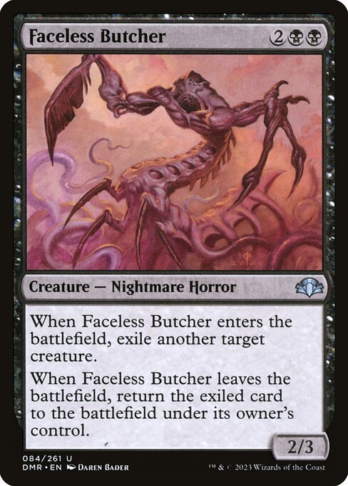 Faceless Butcher card from DMR #84