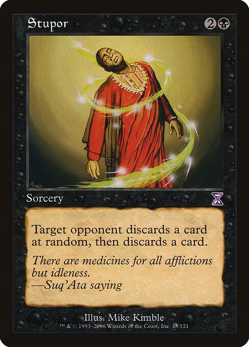Stupor card from TSB #48