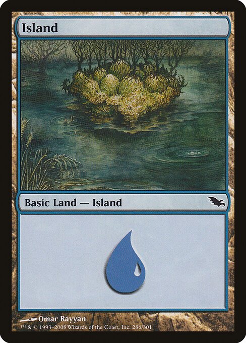 Island (286) card from SHM #286
