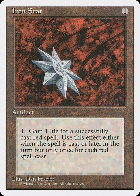 Iron Star card from 4ED #product-1797