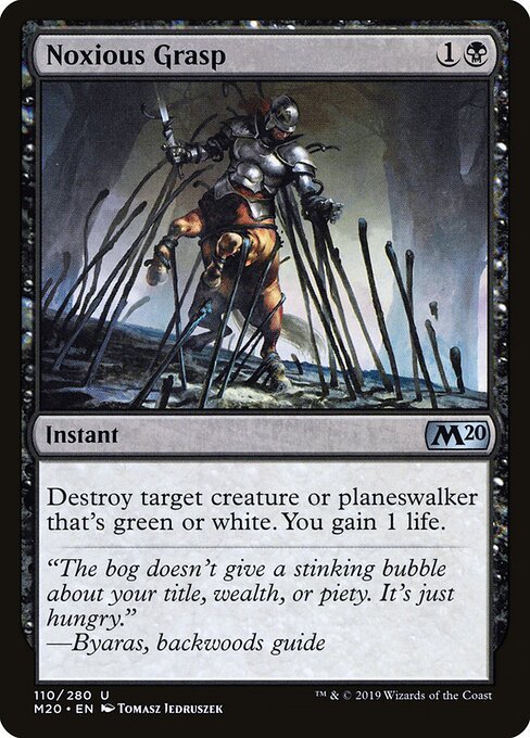 Noxious Grasp card from M20 #110
