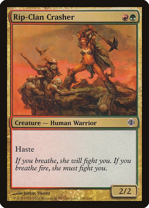 Rip-Clan Crasher card from ALA #189