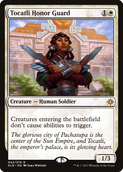 Tocatli Honor Guard card from XLN #42