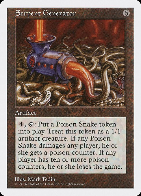 Serpent Generator card from 5ED #product-2363
